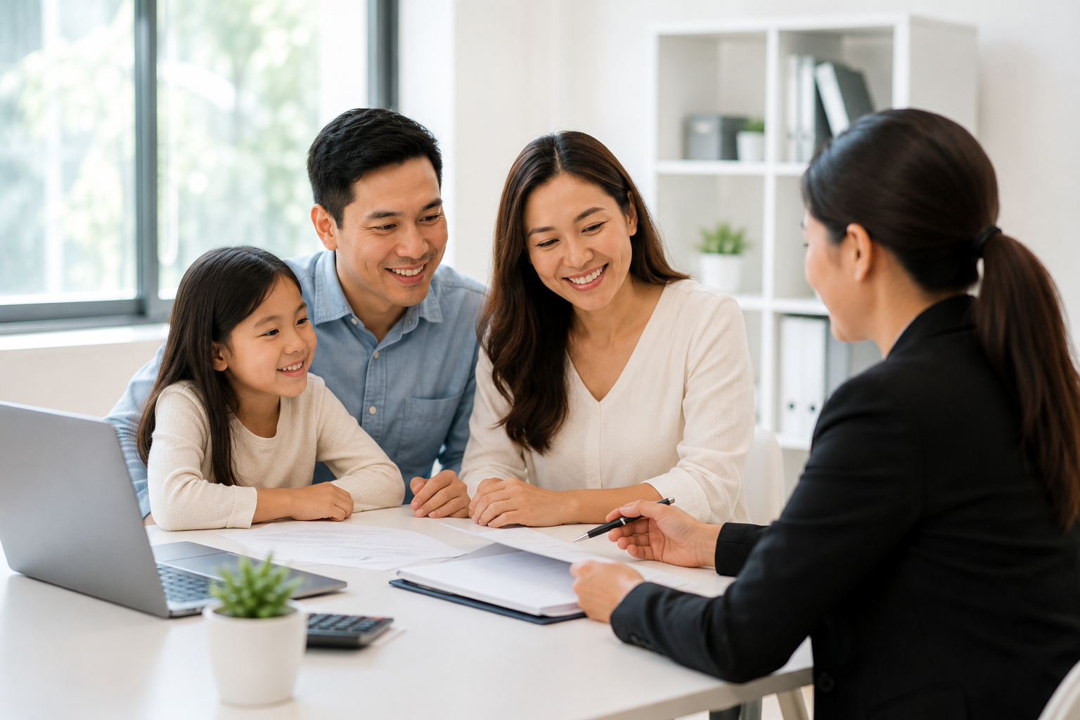 Family meeting with a tax professional